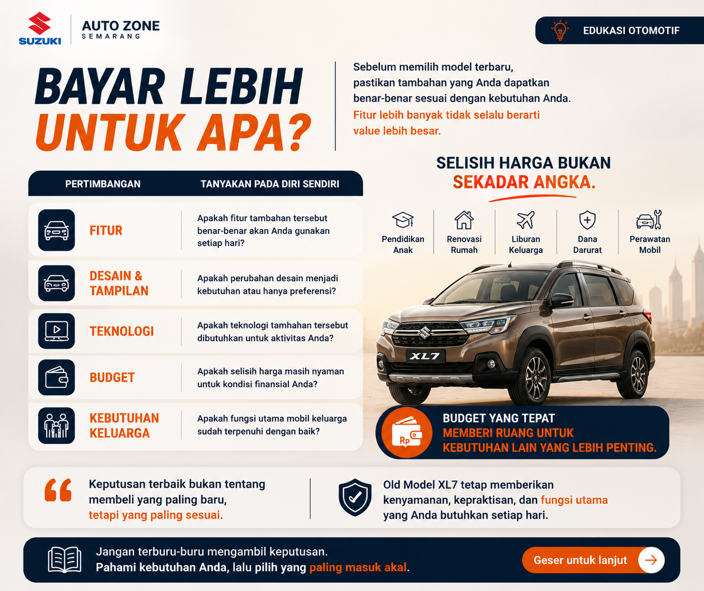 XL7 HYBRID Brosur Suzuki Auto Zone