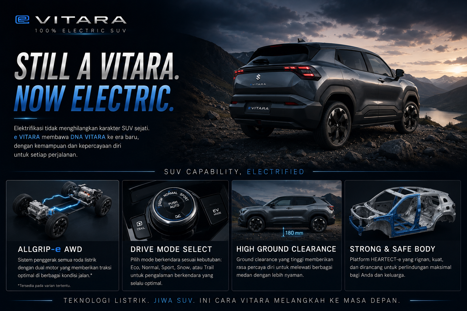 E-VITARA EV Brosur Suzuki Auto Zone
