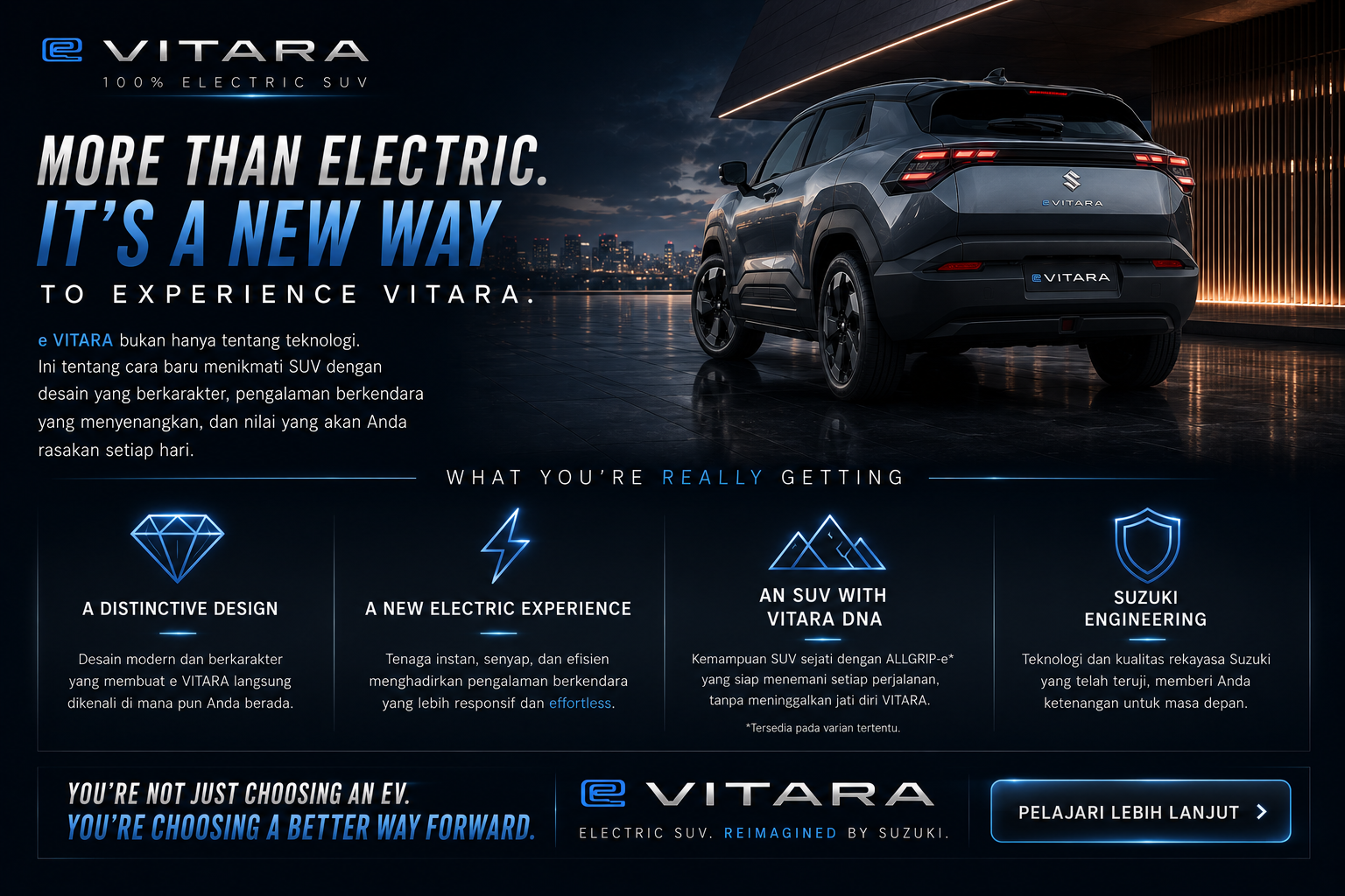 E-VITARA EV Brosur Suzuki Auto Zone